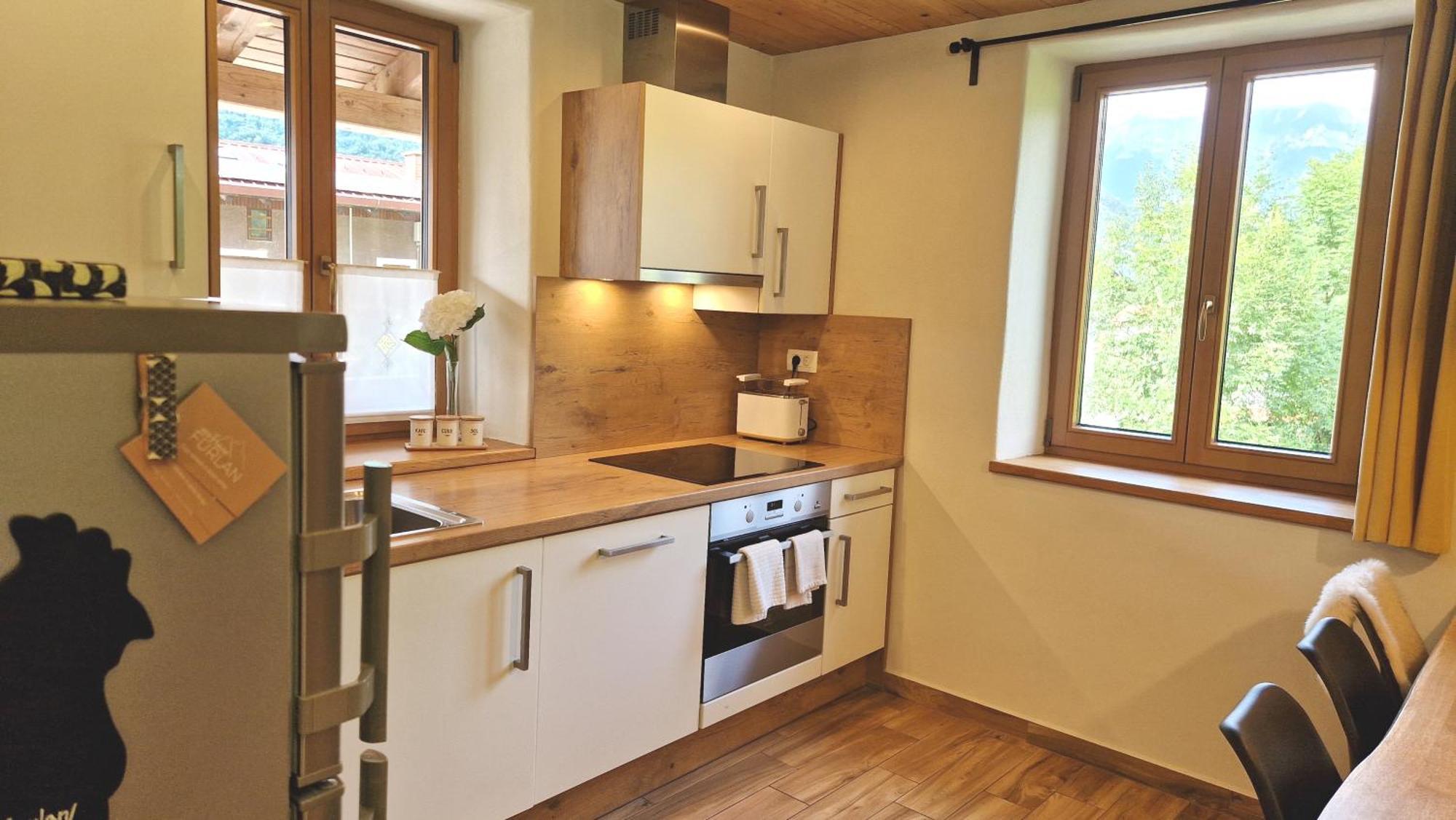 Ecohouse Furlan - Apartment Pinja Кобарид Екстериор снимка