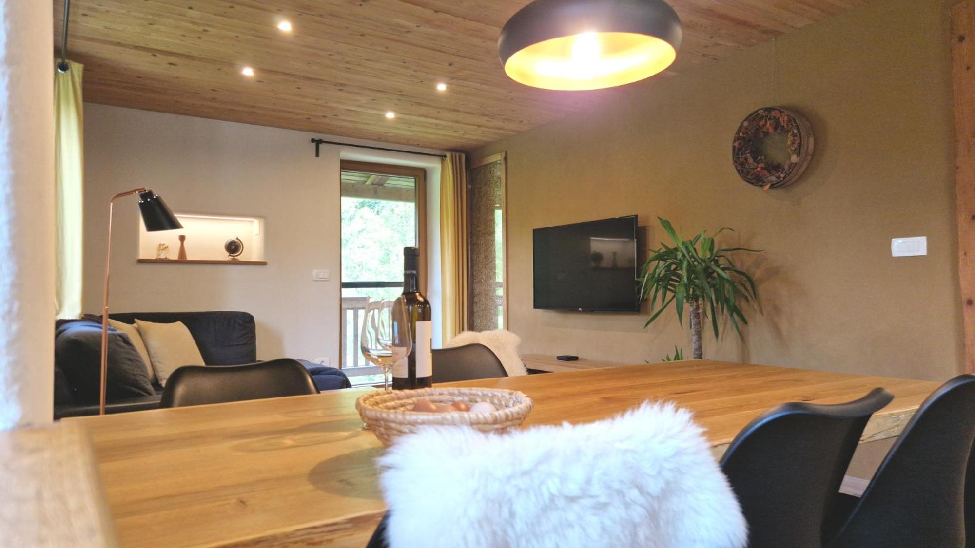 Ecohouse Furlan - Apartment Pinja Кобарид Екстериор снимка