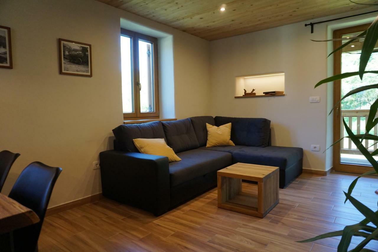 Ecohouse Furlan - Apartment Pinja Кобарид Екстериор снимка